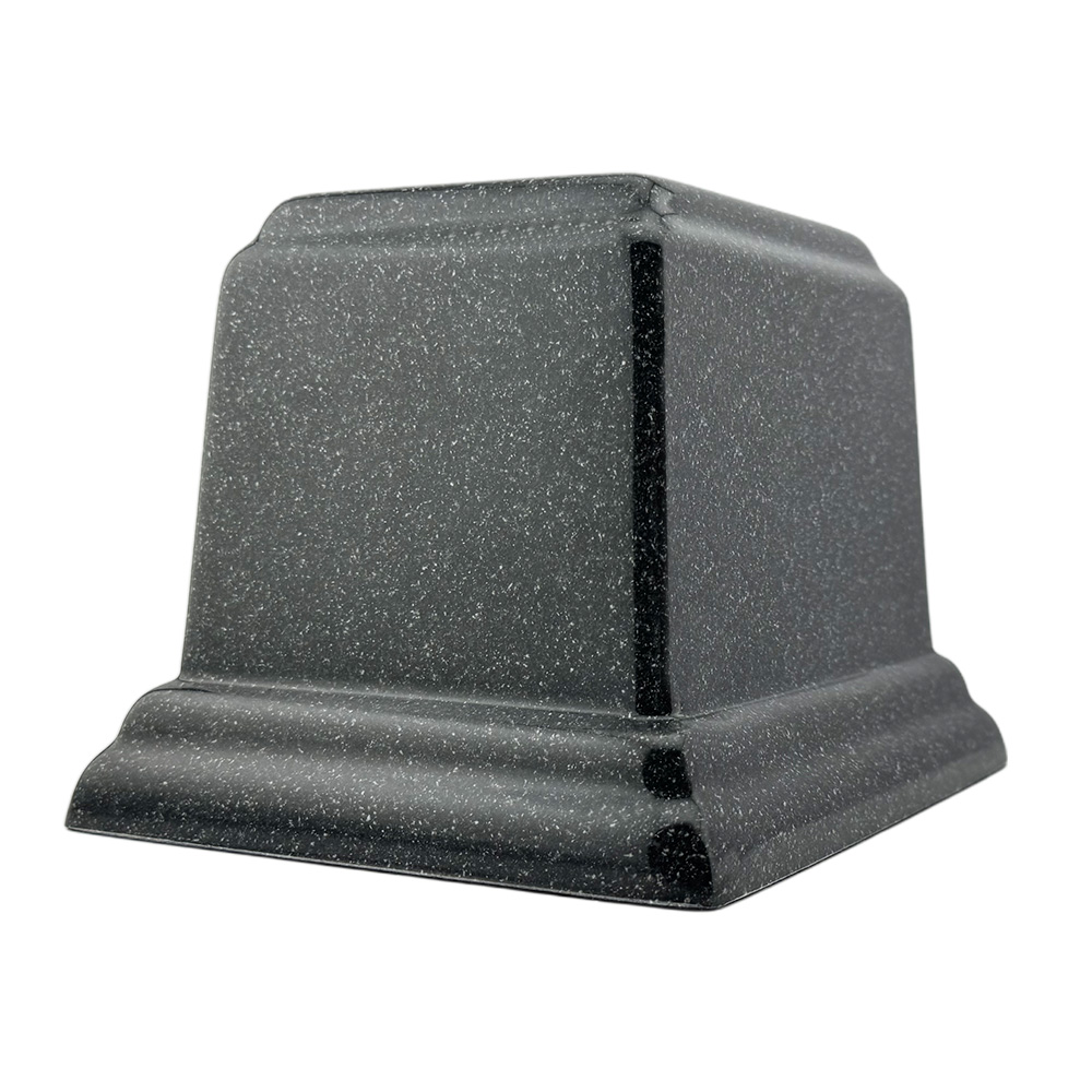 Fosters_Cremation_Urn_Black_Granite_Angle